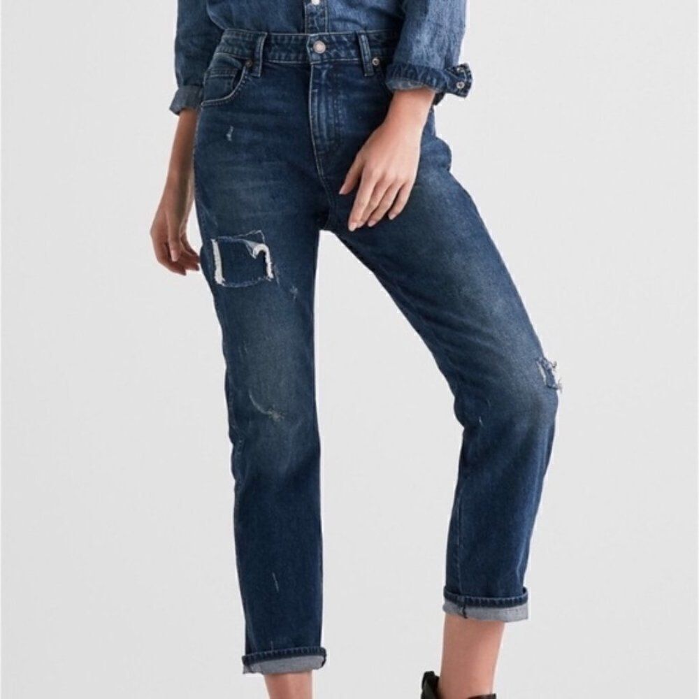 NWT Lucky Brand High Rise Tomboy Jeans in Solano Size 8/29